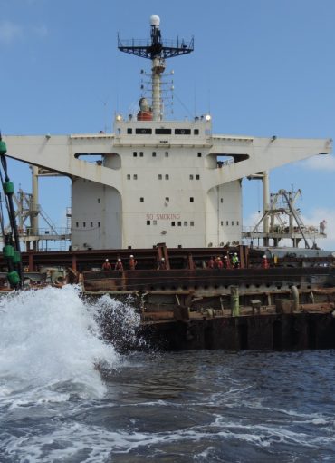 Pumping water out of a vessel